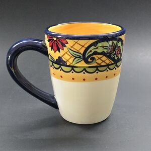 vintage Corsica Crown Jewel Hand Painted & Crafted Coffee Cup Mug
